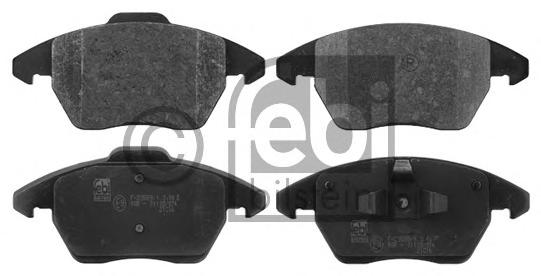 Комплект тормозных колодок, дисковый тормоз FEBI BILSTEIN