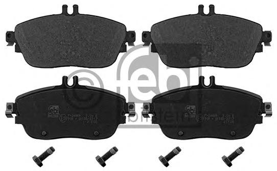 Комплект тормозных колодок, дисковый тормоз FEBI BILSTEIN