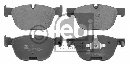 Комплект тормозных колодок, дисковый тормоз FEBI BILSTEIN