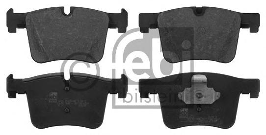 Комплект тормозных колодок, дисковый тормоз FEBI BILSTEIN