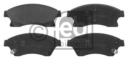 Комплект тормозных колодок, дисковый тормоз FEBI BILSTEIN