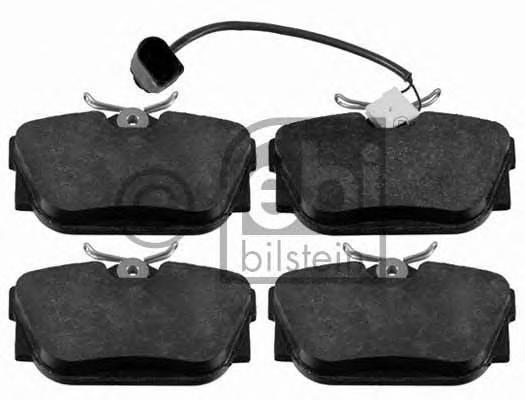 Комплект тормозных колодок, дисковый тормоз FEBI BILSTEIN