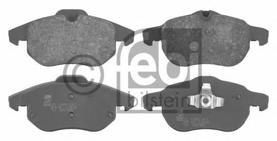 Комплект тормозных колодок, дисковый тормоз FEBI BILSTEIN