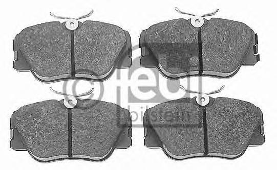 Комплект тормозных колодок, дисковый тормоз FEBI BILSTEIN