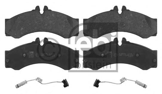 Комплект тормозных колодок, дисковый тормоз FEBI BILSTEIN