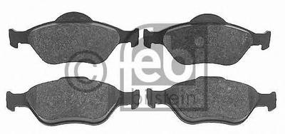 Комплект тормозных колодок, дисковый тормоз FEBI BILSTEIN 16401