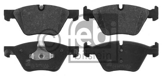 Комплект тормозных колодок, дисковый тормоз FEBI BILSTEIN