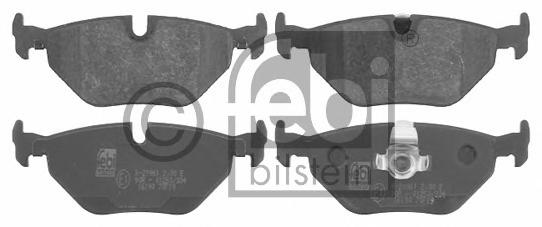 Комплект тормозных колодок, дисковый тормоз FEBI BILSTEIN