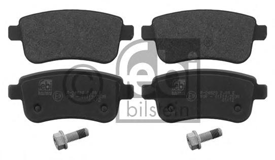 Комплект тормозных колодок, дисковый тормоз FEBI BILSTEIN