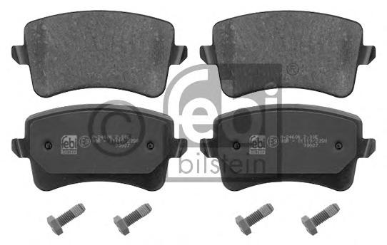 Комплект тормозных колодок, дисковый тормоз FEBI BILSTEIN