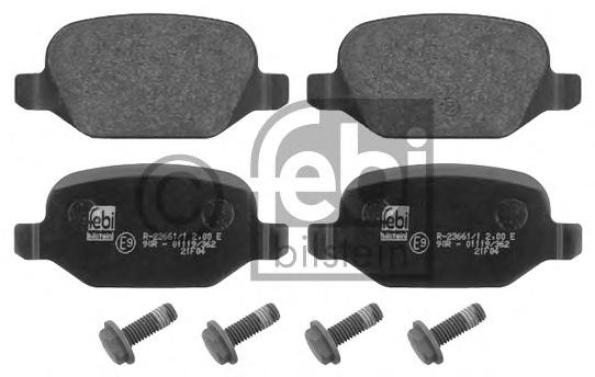 Комплект тормозных колодок, дисковый тормоз FEBI BILSTEIN