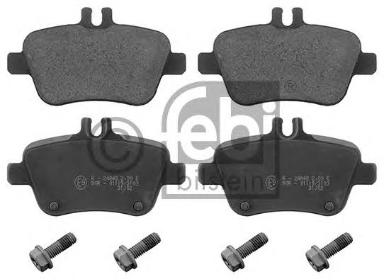 Комплект тормозных колодок, дисковый тормоз FEBI BILSTEIN