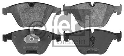 Комплект тормозных колодок, дисковый тормоз FEBI BILSTEIN 116031