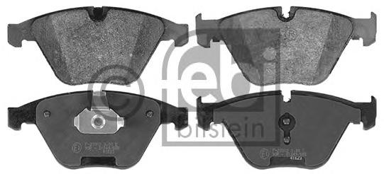Комплект тормозных колодок, дисковый тормоз FEBI BILSTEIN