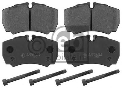 Комплект тормозных колодок, дисковый тормоз FEBI BILSTEIN 116075