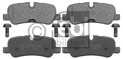 Комплект тормозных колодок, дисковый тормоз FEBI BILSTEIN 116118