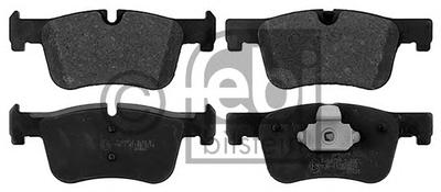 Комплект тормозных колодок, дисковый тормоз FEBI BILSTEIN 16884