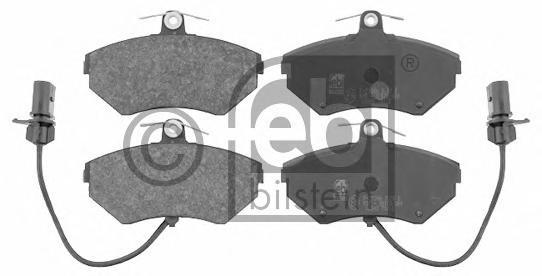 Комплект тормозных колодок, дисковый тормоз FEBI BILSTEIN