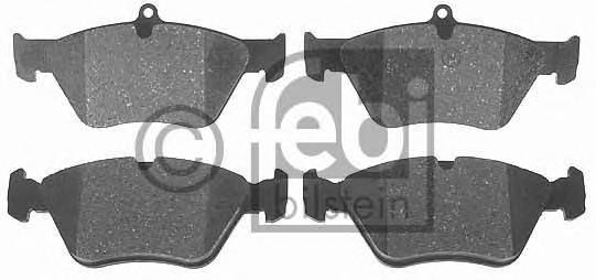 Комплект тормозных колодок, дисковый тормоз FEBI BILSTEIN
