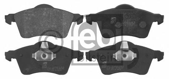 Комплект тормозных колодок, дисковый тормоз FEBI BILSTEIN