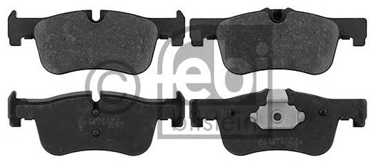 Комплект тормозных колодок, дисковый тормоз FEBI BILSTEIN