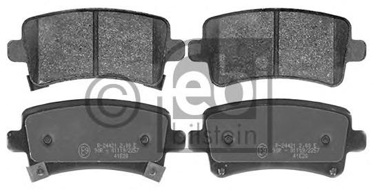 Комплект тормозных колодок, дисковый тормоз FEBI BILSTEIN