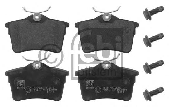 Комплект тормозных колодок, дисковый тормоз FEBI BILSTEIN