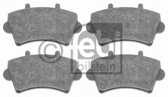 Комплект тормозных колодок, дисковый тормоз FEBI BILSTEIN