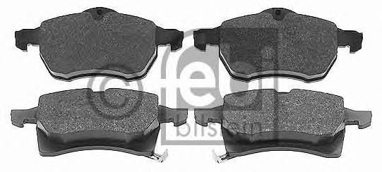 Комплект тормозных колодок, дисковый тормоз FEBI BILSTEIN