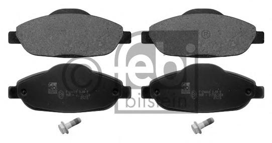 Комплект тормозных колодок, дисковый тормоз FEBI BILSTEIN