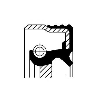 Уплотнительное кольцо вала, насос гидроусилителя CORTECO