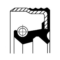 Уплотняющее кольцо, ступица колеса CORTECO 12018360B