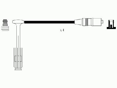 Комплект проводов зажигания NGK