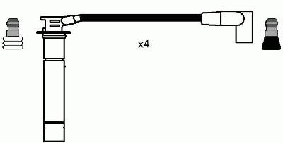 Комплект проводов зажигания NGK