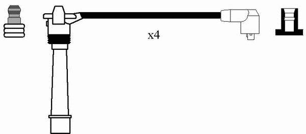 Комплект проводов зажигания NGK