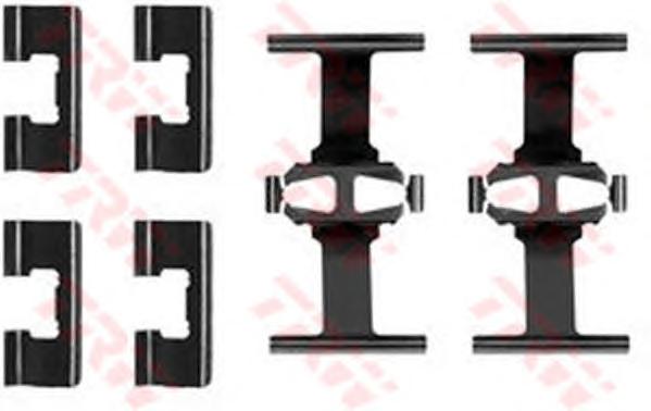 Комплектующие, колодки дискового тормоза TRW