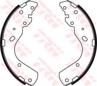 Комплект тормозных колодок TRW