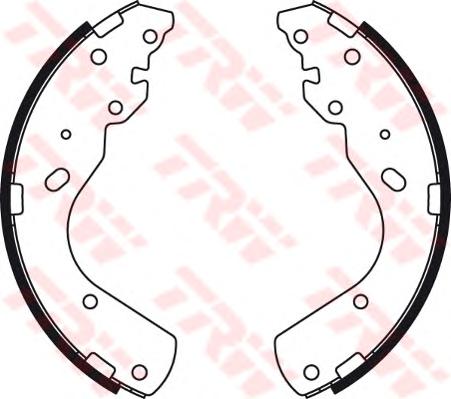 Комплект тормозных колодок TRW