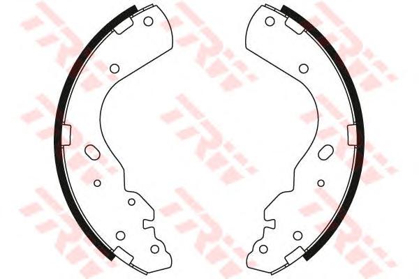 Комплект тормозных колодок TRW