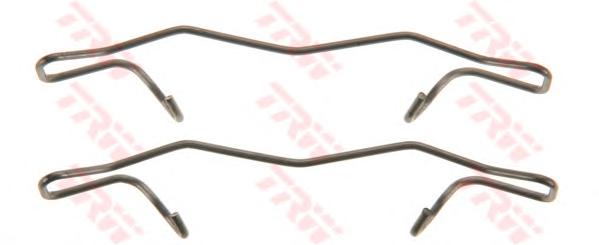 Комплектующие, колодки дискового тормоза TRW