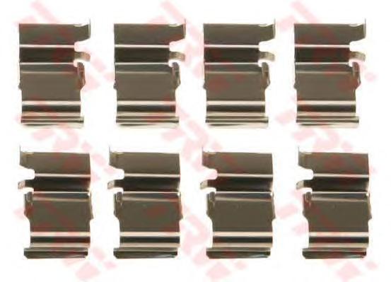 Комплектующие, колодки дискового тормоза TRW