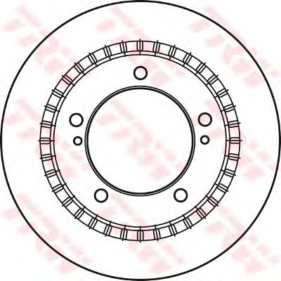 Тормозной диск TRW