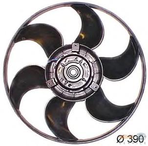 Вентилятор, охлаждение двигателя HELLA 8EW351043681